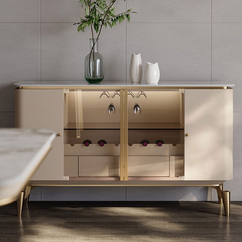 Sideboard Sideboard Glam Sideboard Sideboard cucina con 2 cassetti e 4 porte