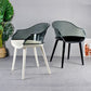 Scandinavian Style Plastic Chair Set Solid Back Arm Kitchen Single Dining Chair Clearhalo ' kitchen&dining_furn' 'Dining Chairs' 'Dining Tables & Seating' 'dining_chair' 'Furniture' 'furniture_dining_chair' 'Kitchen & Dining Furniture' 'kitchen' 1200x1200_9abe8c4b-9bed-4c09-a37b-8721d536dd3f