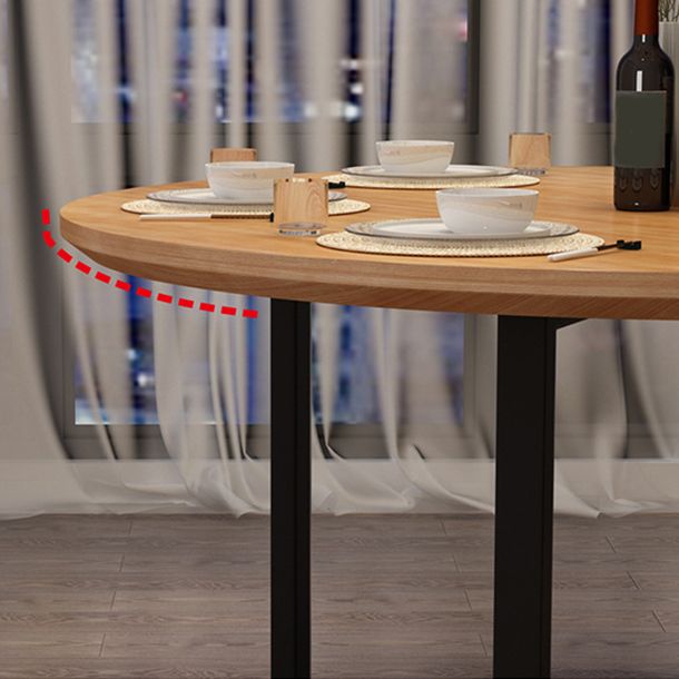 Nordic 1/5/7 Pieces Dining Set Round Wood Dining Table for Dining Room Clearhalo 'Dining Room Sets' 'Dining Tables & Seating' 'dining_room_set' 'furn' 'furn_dining_room_set' 'Furniture' 'Kitchen & Dining Furniture' 1200x1200_9ac01f1f-fceb-4253-bf2d-a8eaeebe5904