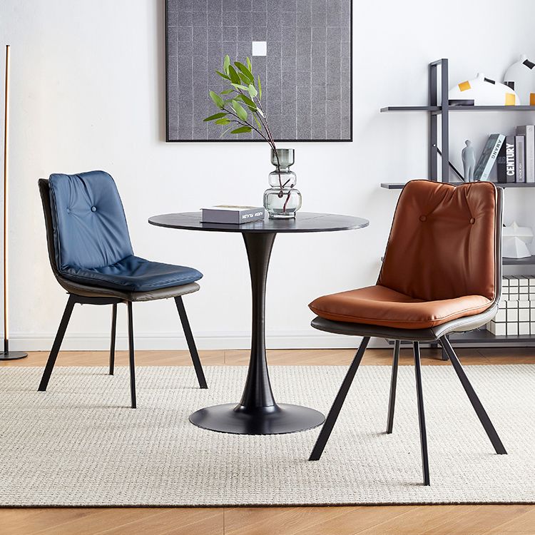 Modern Style Sintered Stone Dining Room Table Round Table with Tulip Base Clearhalo ' dining_table' 'Dining Tables & Seating' 'Dining Tables' 'furn' 'furn_dining_table' 'Furniture' 'furniture_dining_table' 'Kitchen & Dining Furniture' 'kitchen&dining_furn' 'kitchen' 'kitchen_dining_table' 1200x1200_9ac17a68-4ee7-4a94-8cdd-4b7d12ef1dc6