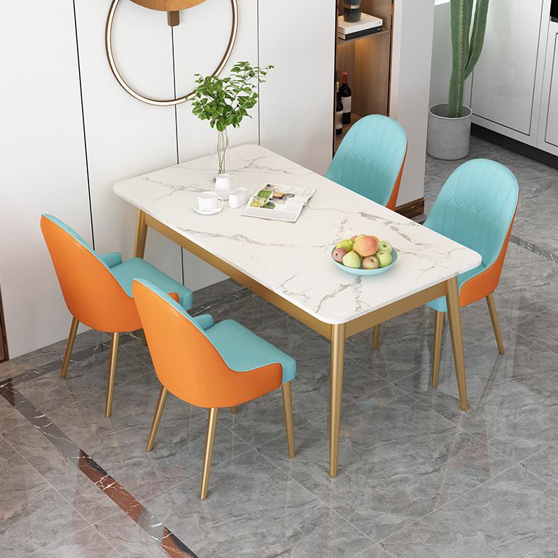 Traditionele luxe rechthoekige eetcollectie 4-voet thuismeubilair