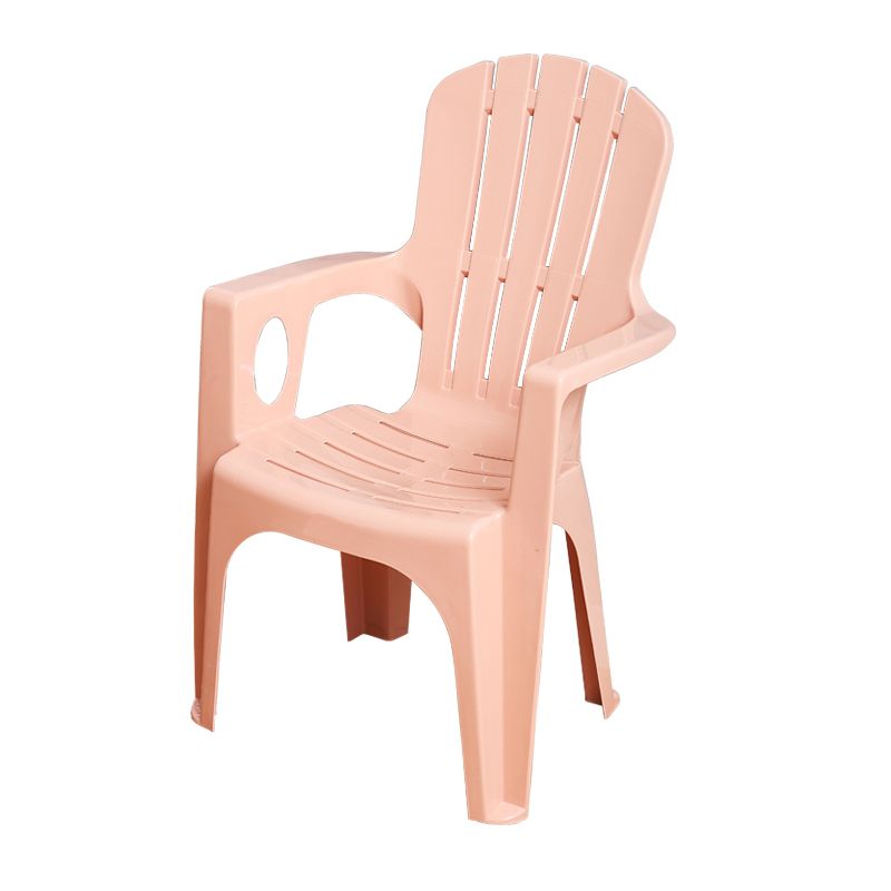 Modern Plastic Dining Arm Chairs Indoor Stackable Slat Back Dining Armchairs Clearhalo ' kitchen&dining_furn' 'Dining Chairs' 'Dining Tables & Seating' 'dining_chair' 'furn' 'furn_dining_chair' 'Furniture' 'furniture_dining_chair' 'Kitchen & Dining Furniture' 'kitchen' 1200x1200_9ac904b3-2037-4e37-9131-b900c18278aa