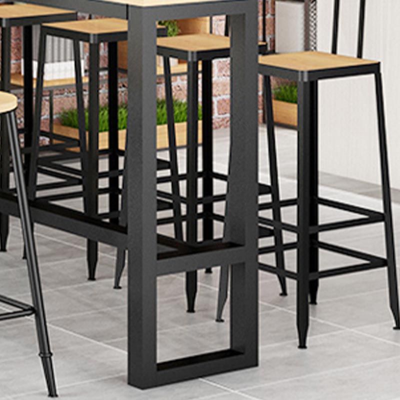 Solid Wood Pub Dining Set 1/2/5/9 Pieces Rectangle Indoor Glam Counter Height Set Clearhalo 'Bar Furniture' 'furn' 'furn_home_bar_bar_sets' 'Furniture' 'Home Bars & Bar Sets' 'home_bar_bar_sets' 'Kitchen & Dining Furniture' 1200x1200_9aca8a7b-4efc-4292-9f7f-660bc1ed3f79