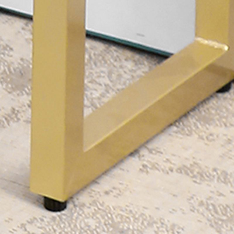 Faux Marble Rectangle Bistro Set Glam Style 1/3 Pieces Bar Height Bar Set