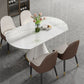 Contemporary 1/4/5/7 Pieces Dining Set Round Dining Table Set with Pedestal Base Clearhalo 'Dining Room Sets' 'Dining Tables & Seating' 'dining_room_set' 'furn' 'furn_dining_room_set' 'Furniture' 'furniture_dining_room_set' 'Kitchen & Dining Furniture' 'kitchen&dining_furn' 'kitchen' 1200x1200_9ad51d3d-6922-4ab3-a924-1baa49ca4aa5