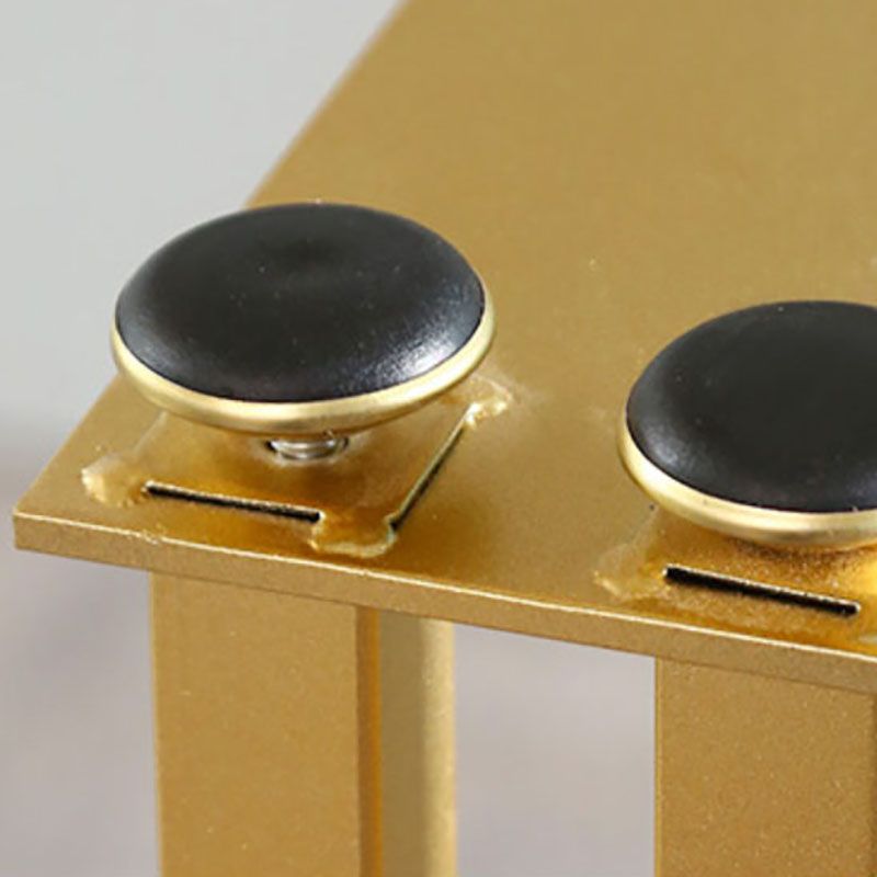 Glam Rectangle Stone Pub Bar Table Indoor Black Iron Bar Dining Table with Sled Pedestal Clearhalo 'Bar Furniture' 'Bar Tables' 'bar_tables' 'furn' 'furn_bar_tables' 'Furniture' 'furniture_bar_tables' 'Kitchen & Dining Furniture' 'kitchen&dining_furn' 'kitchen' 1200x1200_9ad6dc17-a514-438b-b12c-f3ac227567c3