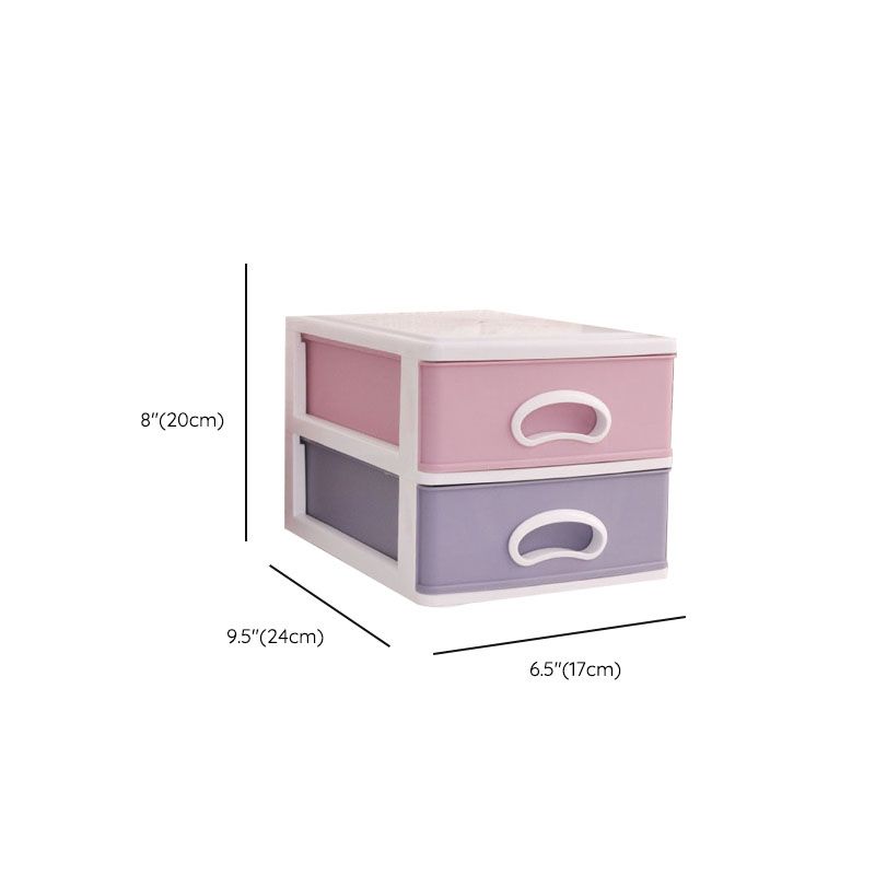 Color Block File Cabinet Drawers Vertical Plastic Filing Cabinet Clearhalo 'Filing Cabinets' 'filling_cabinets' 'furn' 'furn_filling_cabinets' 'Furniture' 'Office Furniture' 1200x1200_9ad7a396-2602-47f7-966a-da63105b0020