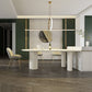 Metal Contemporary Free Form Dining Table Sintered Stone Table with 3 Legs Clearhalo 'Dining Tables & Seating' 'Dining Tables' 'dining_table' 'furn' 'furn_dining_table' 'Furniture' 'furniture_dining_table' 'Kitchen & Dining Furniture' 'kitchen' 'kitchen_dining_table' 1200x1200_9ad8dd27-4268-4dfa-b4c1-b280b5c28dde