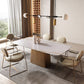 Traditional Luxury Dining Table Stone Dining Table with Pedestal Base Clearhalo 'Dining Tables & Seating' 'Dining Tables' 'dining_table' 'furn' 'furn_dining_table' 'Furniture' 'furniture_dining_table' 'Kitchen & Dining Furniture' 'kitchen' 'kitchen_dining_table' 1200x1200_9ad920f3-e7dd-407a-b0b9-971b7c0e53f7