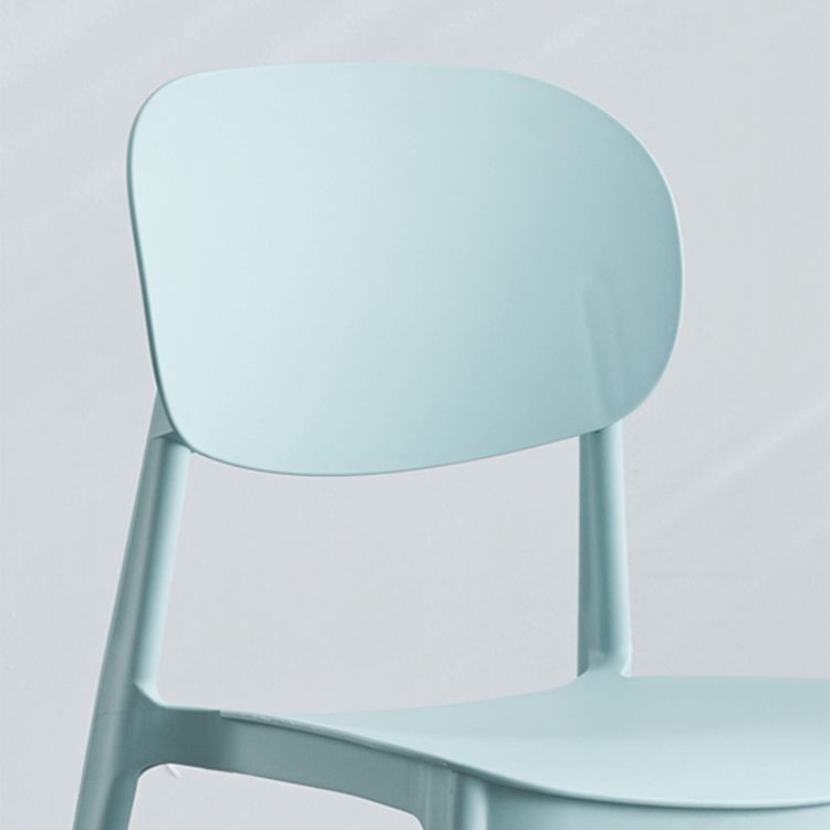 Plastic Scandinavian Armless Chair Open Back Indoor-Outdoor Chair Clearhalo 'Dining Chairs' 'Dining Tables & Seating' 'dining_chair' 'furn' 'furn_dining_chair' 'Furniture' 'furniture_dining_chair' 'Kitchen & Dining Furniture' 1200x1200_9ada5891-ded7-4ee9-b0e1-51da640a56a5