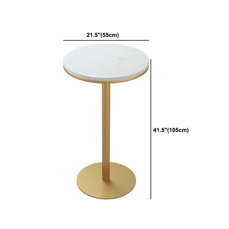 Modern Round Counter Set 1/2/5 Pieces Stone Indoor Bar Stool and Table Set Clearhalo 'Bar Furniture' 'furn' 'furn_home_bar_bar_sets' 'Furniture' 'Home Bars & Bar Sets' 'home_bar_bar_sets' 'Kitchen & Dining Furniture' 1200x1200_9ada5c0a-e5a6-4489-be00-290f1a122edc