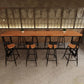 Wood Bar Table Traditional Luxury Rectangle Bar Table with Trestle Base Clearhalo 'Bar Furniture' 'Bar Tables' 'bar_tables' 'furn' 'furn_bar_tables' 'Furniture' 'furniture_bar_tables' 'Kitchen & Dining Furniture' 1200x1200_9adb786d-a1b5-4222-89b9-f3ccaef91339