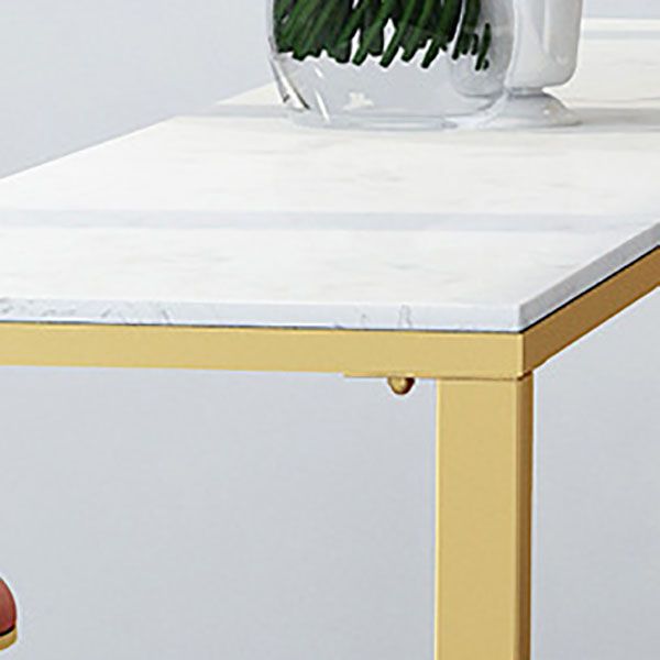Glam Style 1/2/7 Pieces Faux Marble Bar Table Set Fixed Table Counter Set for Home Use Clearhalo 'Bar Furniture' 'furn' 'furn_home_bar_bar_sets' 'Furniture' 'Home Bars & Bar Sets' 'home_bar_bar_sets' 'Kitchen & Dining Furniture' 1200x1200_9add6e7b-ba09-4b6c-b92d-2dd54938a971