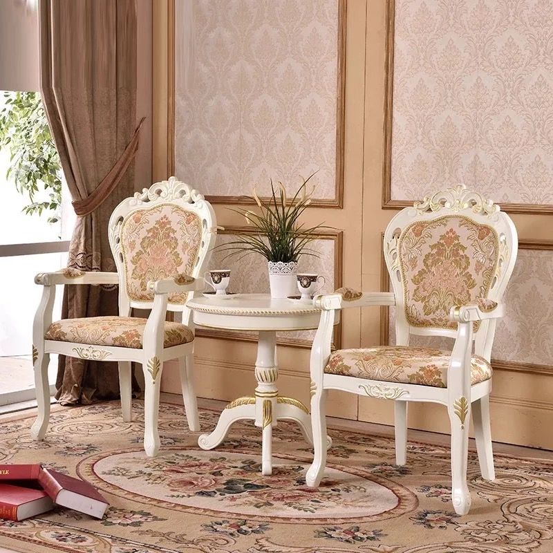 Victorian Dining Armchairs Upholstered Arm Chairs with Wood Legs (Set of 2) Clearhalo ' kitchen&dining_furn' 'Dining Chairs' 'Dining Tables & Seating' 'dining_chair' 'furn' 'furn_dining_chair' 'Furniture' 'furniture_dining_chair' 'Kitchen & Dining Furniture' 'kitchen' 1200x1200_9ade55fd-39ee-4abf-bdf2-dda4ef84013e
