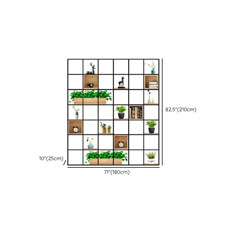 9.84" W Industrial Antique Finish Shelf Bookcase Etagere Metal Bookshelf Clearhalo 'Bookcases' 'furn' 'furn_bookcases' 'Furniture' 'Office Furniture' 1200x1200_9ae6124a-9706-49c2-bef0-7fb074698702