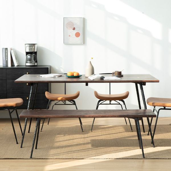 Oak Solid Wood Dining Table Traditional Luxury Dining Site Table with 4-foot Clearhalo ' dining_table' 'Dining Tables & Seating' 'Dining Tables' 'furn' 'furn_dining_table' 'Furniture' 'furniture_dining_table' 'Kitchen & Dining Furniture' 'kitchen&dining_furn' 'kitchen' 'kitchen_dining_table' 1200x1200_9ae828ef-bfc3-4ec3-a0a2-01398625a76a