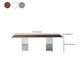 Rectangle Dining Table Acrylic Base Table for Kitchen Dining Room Clearhalo 'Dining Tables & Seating' 'Dining Tables' 'dining_table' 'furn' 'furn_dining_table' 'Furniture' 'Kitchen & Dining Furniture' 1200x1200_9ae8844b-5583-4945-999c-2489936a7f87