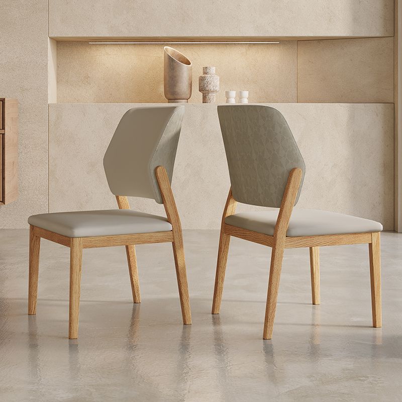 Zeitgenössischer Stil Massivholz 4 Beine Haus verwenden Essneitenstuhl