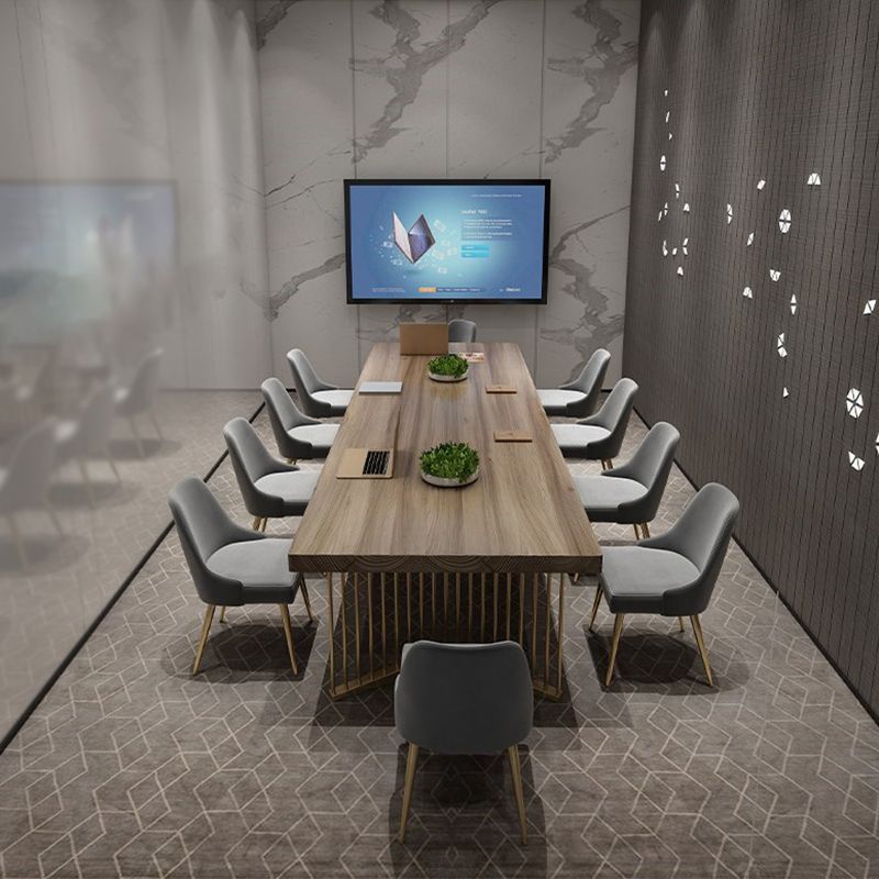 Tavolo rettangolare di riunioni per la casa di lusso in stile banco di lavoro