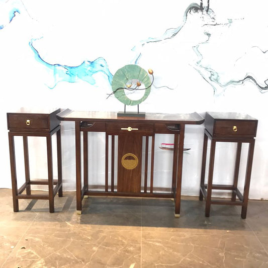 Rectangle Shape Contemporary Console Table Wooden Console Sofa Table Clearhalo 'Console Tables' 'console_tables' 'Entry & Mudroom Furniture' 'furn' 'furn_console_tables' 'Furniture' 1200x1200_9aeee28c-7a98-4030-ae76-03f05ce2cd61