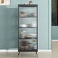 Glamstil Metal Station Buffet Ständer Glas Buffet Sideboard mit Tür