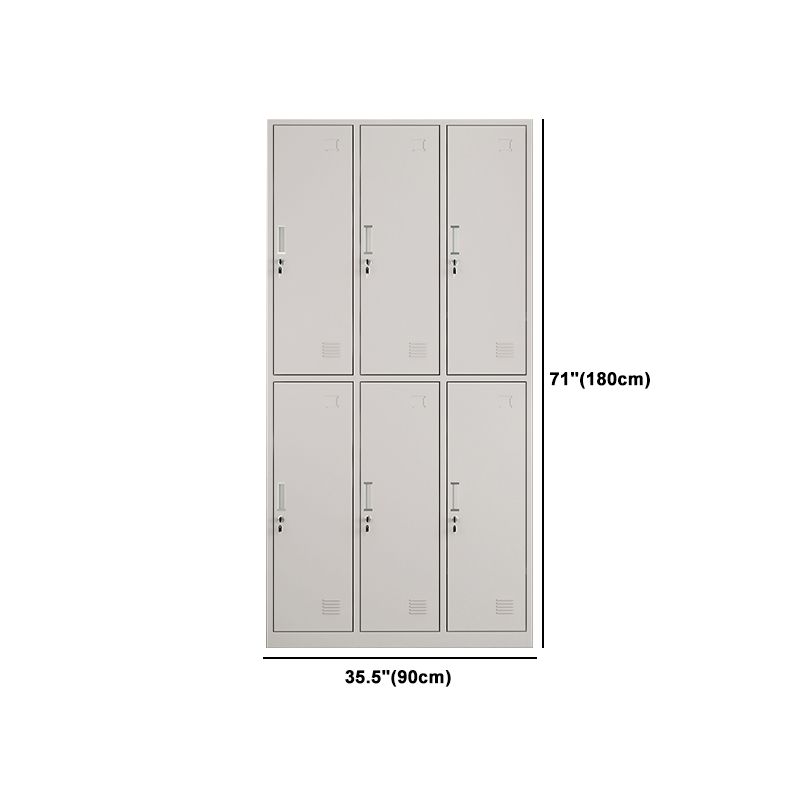 Eigentijdse scharnierende garderobe armoire metalen garderobe kast voor thuis