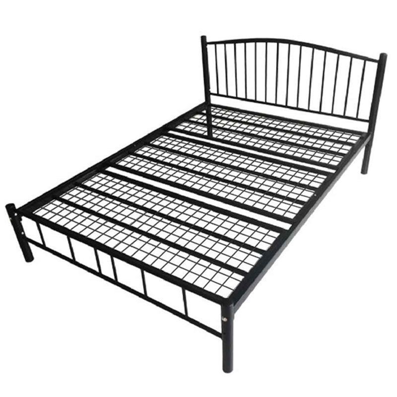 Industrial Metall Standard Bett Schwarzes Bettrahmen für Home
