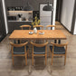 Modern 1/4/5/7 Pieces Dining Set Rectangle Solid Wood Dining Table Set Clearhalo 'Dining Room Sets' 'Dining Tables & Seating' 'dining_room_set' 'furn' 'furn_dining_room_set' 'Furniture' 'furniture_dining_room_set' 'Kitchen & Dining Furniture' 'kitchen&dining_furn' 'kitchen' 1200x1200_9af1fd26-f61c-4e63-b81d-6e4ae3aab698