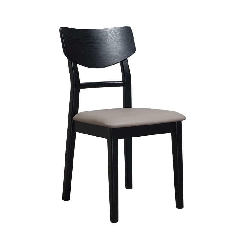 Traditional Indoor Dining Side Chair Wood Finish Ladder Back Stacking Dining Chair Clearhalo ' kitchen&dining_furn' 'Dining Chairs' 'Dining Tables & Seating' 'dining_chair' 'furn' 'furn_dining_chair' 'Furniture' 'furniture_dining_chair' 'Kitchen & Dining Furniture' 'kitchen' 1200x1200_9af43b0b-1355-42c6-a799-b693b23f4003