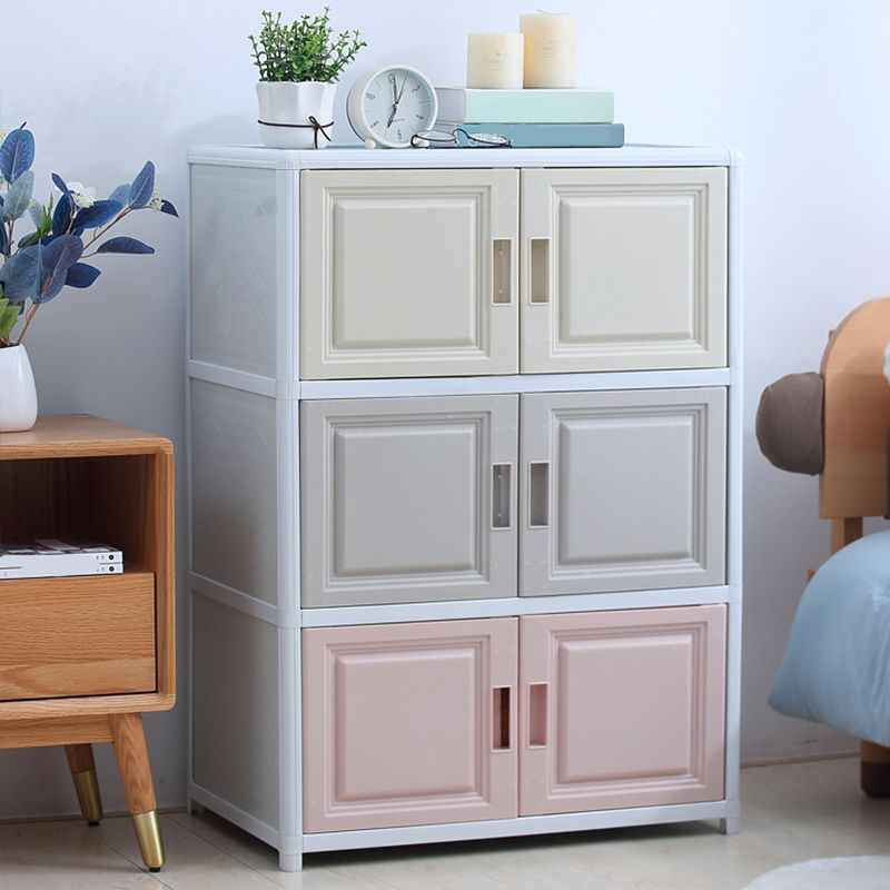 Modern Plastic Cabinets Sideboard Buffet Multicolored Living Room Buffet Clearhalo 'buffet_sideboard' 'Buffets & Sideboards' 'Furniture' 'furniture_buffet_sideboard' 'Kitchen & Dining Furniture' 1200x1200_9af51c34-5146-4738-a05f-7904a4515074