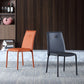 Orange and Gray Dining Chairs Contemporary Armless Low Back Dining Side Chair
