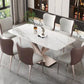 1/4/5/7 Pieces Sintered Stone Dining Table Set Dining Room Chair and Table Set Clearhalo 'Dining Room Sets' 'Dining Tables & Seating' 'dining_room_set' 'furn' 'furn_dining_room_set' 'Furniture' 'furniture_dining_room_set' 'Kitchen & Dining Furniture' 1200x1200_9af7ab07-6cc8-4598-95c3-f04234e315a7