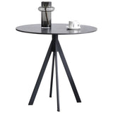 Round Sintered Stone Two-Color Dining Table Simplicity 4 Legs Table for Dining Room Clearhalo ' dining_table' 'Dining Tables & Seating' 'Dining Tables' 'furn' 'furn_dining_table' 'Furniture' 'furniture_dining_table' 'Kitchen & Dining Furniture' 'kitchen&dining_furn' 'kitchen' 'kitchen_dining_table' 1200x1200_9af86183-4c47-4543-ab7f-9cf7566fb16d