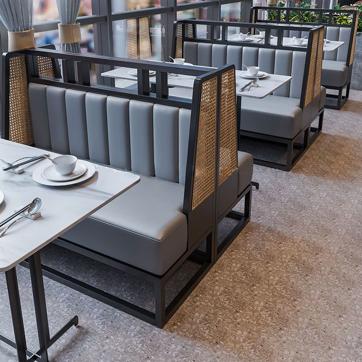 Industrial Style Dining Table White Sintered Stone Dining Table with Black Frame for Dinning Room Clearhalo ' dining_table' 'Dining Tables & Seating' 'Dining Tables' 'furn' 'furn_dining_table' 'Furniture' 'furniture_dining_table' 'Kitchen & Dining Furniture' 'kitchen&dining_furn' 'kitchen' 'kitchen_dining_table' 1200x1200_9af925a5-959a-46f4-8792-09a92d5081dc