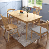Industrial Rubber Wood Dining Table Rectangle Kitchen Table with 4 Legs Clearhalo ' dining_table' 'Dining Tables & Seating' 'Dining Tables' 'furn' 'furn_dining_table' 'Furniture' 'furniture_dining_table' 'Kitchen & Dining Furniture' 'kitchen&dining_furn' 'kitchen' 'kitchen_dining_table' 1200x1200_9af970d7-0143-44a3-9a5b-1c78b83d7e1f