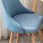 Cotton Blend /PU Upholstered Accent Chair Solid Wood Chair with 4 Legs Clearhalo 'Accent Chairs' 'accent_chairs' 'Chairs & Seating' 'furn' 'furn_accent_chairs' 'Furniture' 'Living Room Furniture' 1200x1200_9af9f685-0485-479c-af91-ba1b297cc4bc