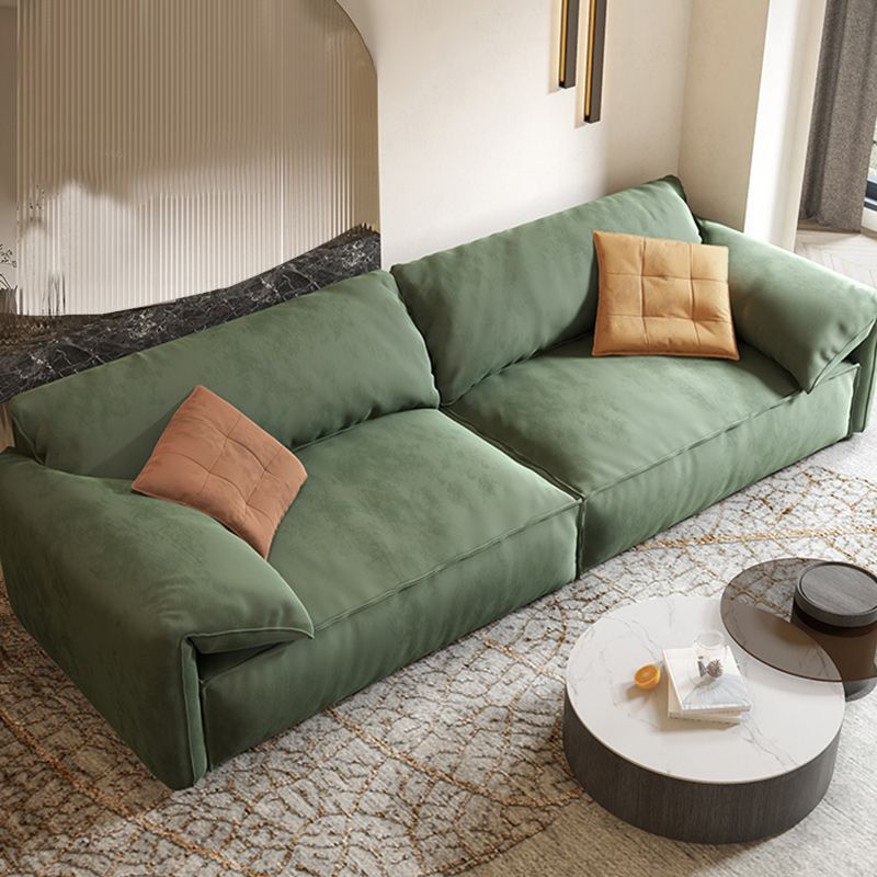 Down Fill Cushions Living Room Standard Green Contemporary Seating Clearhalo 'furn' 'furn_sofas' 'Furniture' 'furniture_sofas' 'kitchen' 'kitchen_sofas' 'Living Room Furniture' 'Sofa' 'sofas' 1200x1200_9afa9f4e-3737-4bf5-b965-5f6a0abc3414