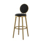 Nordic Armless Backrest Counter Stool Steel Kitchen Bar Stool with Cushion and Pedal Clearhalo 'Bar Furniture' 'Bar Stools' 'bar_stools' 'furn' 'furn_bar_stools' 'Furniture' 'Kitchen & Dining Furniture' 1200x1200_9afb0e73-df39-48d9-b6be-d9d10133b6b1