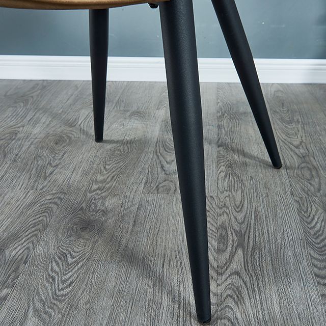 Indoor Scandinavian Side Chair Metal Upholstered Solid Back Dining Room Chair Clearhalo ' kitchen&dining_furn' 'Dining Chairs' 'Dining Tables & Seating' 'dining_chair' 'furn' 'furn_dining_chair' 'Furniture' 'furniture_dining_chair' 'Kitchen & Dining Furniture' 'kitchen' 1200x1200_9b00c151-f6dd-4449-860e-02f34897572b