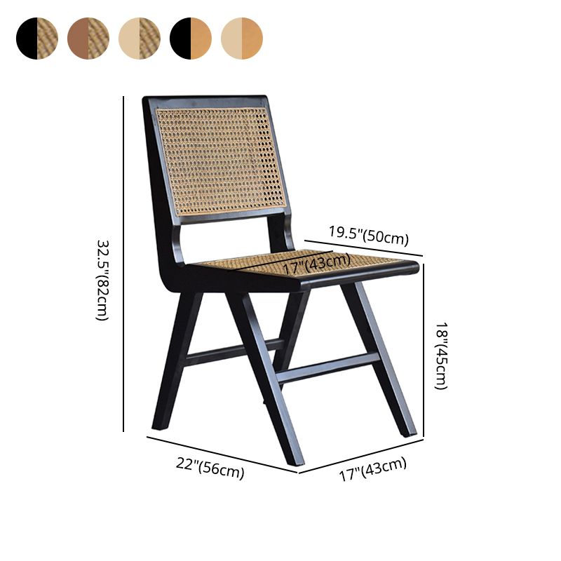 Farmhouse Wood Dining Room Chairs Open Back Dining Side Chair for Restaurant Use Clearhalo ' kitchen&dining_furn' 'Dining Chairs' 'Dining Tables & Seating' 'dining_chair' 'furn' 'furn_dining_chair' 'Furniture' 'furniture_dining_chair' 'Kitchen & Dining Furniture' 'kitchen' 1200x1200_9b036828-d39f-4d7f-b793-8a29d0cac3e7