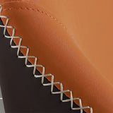 Industrial Style Faux Leather Chairs Wingback Parsons Chair for Home Clearhalo 'Dining Chairs' 'Dining Tables & Seating' 'dining_chair' 'furn' 'furn_dining_chair' 'Furniture' 'Kitchen & Dining Furniture' 1200x1200_9b036e42-8981-4aa8-b946-dfaf846fc42e