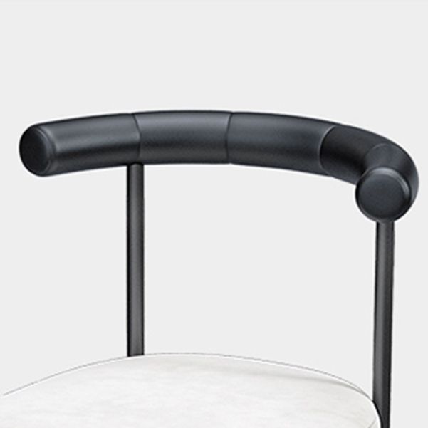 Contemporary Upholstered Armless Dining Chairs Open Back Side Chairs Clearhalo 'Dining Chairs' 'Dining Tables & Seating' 'dining_chair' 'furn' 'furn_dining_chair' 'Furniture' 'furniture_dining_chair' 'Kitchen & Dining Furniture' 1200x1200_9b04190a-bdbe-4fa5-86f7-5647fe4a6685