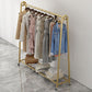 Moderne Style -Rack Metallic Free Standing Coat Rack mit Lagerregale