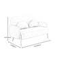 Scandinavian Loveseat with 2 Pillows and Square Arm for Apartment Clearhalo 'furn' 'furn_sofas' 'Furniture' 'furniture_sofas' 'Living Room Furniture' 'Sofa' 'sofas' 1200x1200_9b0997a8-d2f1-40f0-ad09-3ba0dfbf78ae