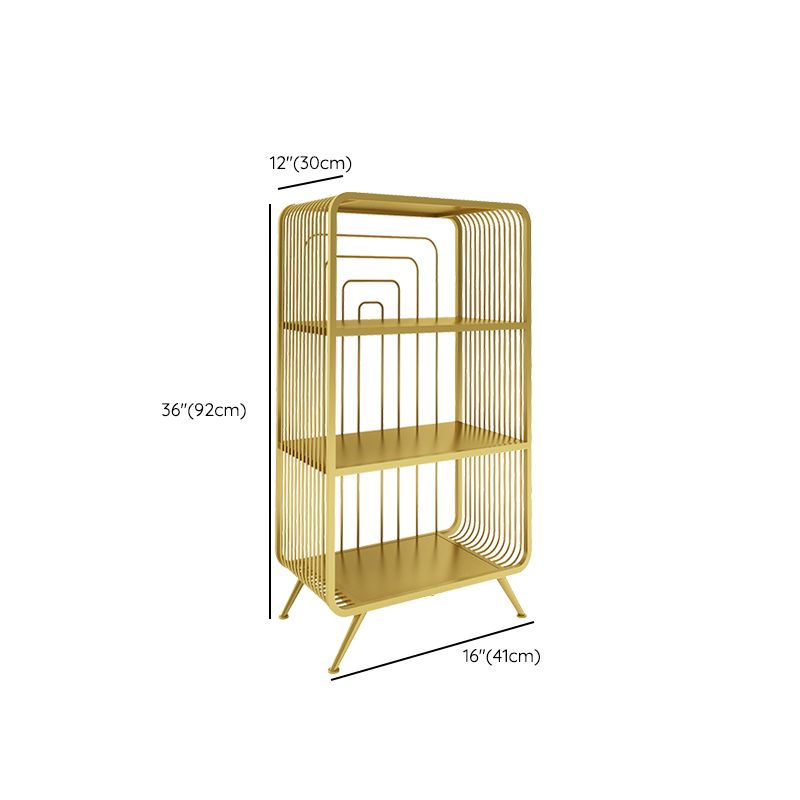 Modern Style Open Back Bookshelf Metal Bookcase for Home Office Clearhalo 'Bookcases' 'furn' 'furn_bookcases' 'Furniture' 'Office Furniture' 1200x1200_9b09bfe9-f39c-41fd-b908-9383f9353759