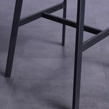 Industrial Metal Low Back Barstool Simple Indoor Tall Stool with Leather Seat Clearhalo 'Bar Furniture' 'Bar Stools' 'bar_stools' 'furn' 'furn_bar_stools' 'furniture_bar_stools' 'Kitchen & Dining Furniture' 'kitchen&dining_furn' 'kitchen' 'kitchen_furn' Furniture' 1200x1200_9b0b657b-0458-4fff-96d2-a4115f2e5cea