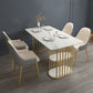 Traditional Luxury Dining Table Rectangle Dining Table for Dining Room
