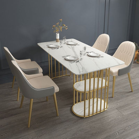 Traditional Luxury Dining Table Rectangle Dining Table for Dining Room