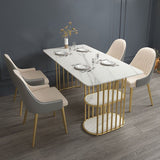 Traditional Luxury Dining Table Rectangle Dining Table for Dining Room