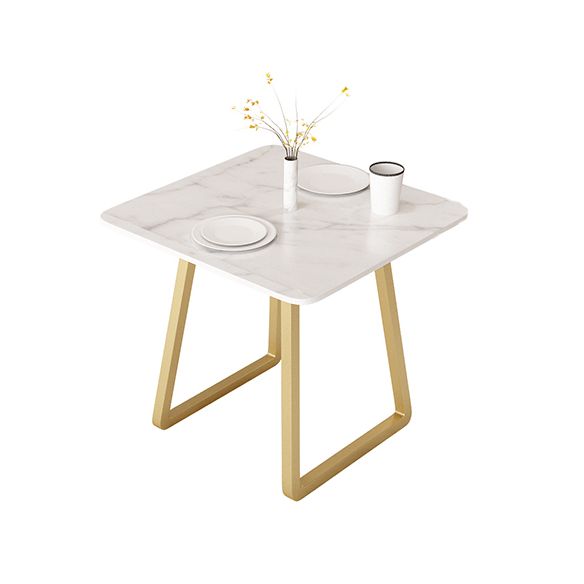Marble Sled Base Dining Collection Industrial Style Dining Table for Home Clearhalo ' dining_table' 'Dining Tables & Seating' 'Dining Tables' 'furn' 'furn_dining_table' 'Furniture' 'furniture_dining_table' 'Kitchen & Dining Furniture' 'kitchen&dining_furn' 'kitchen' 'kitchen_dining_table' 1200x1200_9b0e6cc7-fd76-4662-8a8c-90c7daece7df